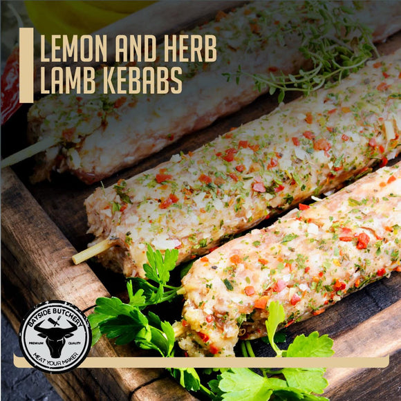 Lemon & Herb Lamb Kebabs