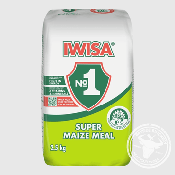 Iwisa No.1 super maize meal at Bayside Butchery Mauritius