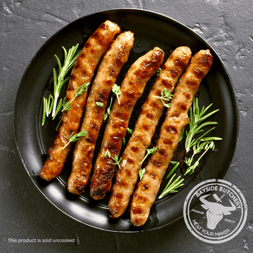 Rosemary lamb sausage at Bayside Butchery Mauritius
