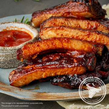Texan BBQ pork ribs at Bayside Butchery Mauritius