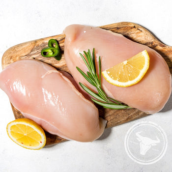 Fresh boneless chicken breasts at Bayside Butchery Mauritius