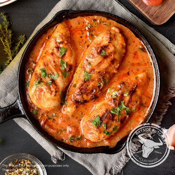 Portuguese-style prego marinated chicken at Bayside Butchery Mauritius