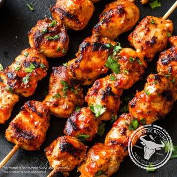 Spicy peri peri chicken sosaties at Bayside Butchery Mauritius