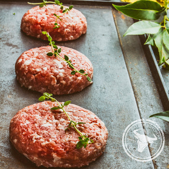 Lamb burger patties at Bayside Butchery Mauritius
