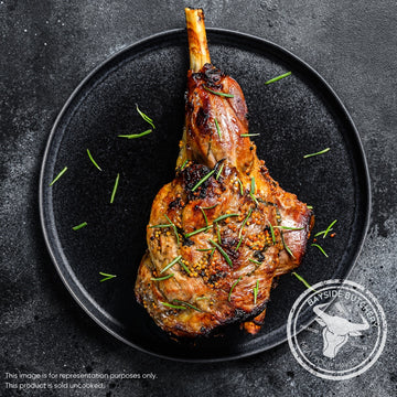 Bone-in leg of lamb at Bayside Butchery Mauritius