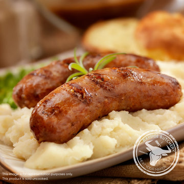 Fresh pork bangers and sausages at Bayside Butchery Mauritius