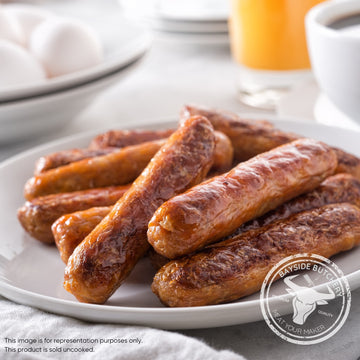 Thin pork cocktail sausages at Bayside Butchery Mauritius