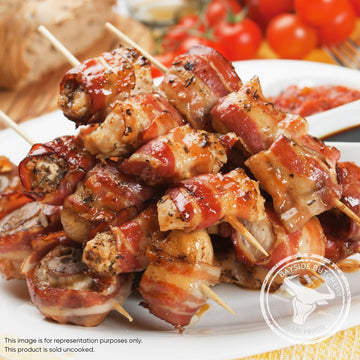 Crispy pork oepsies crackling at Bayside Butchery Mauritius