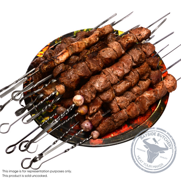 South African rump sosaties beef kebabs at Bayside Butchery Mauritius
