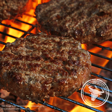 Rustler Chargrill beef burger patty at Bayside Butchery Mauritius