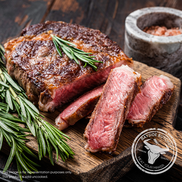 Fresh sirloin steak at Bayside Butchery Mauritius