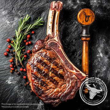 Premium tomahawk steak at Bayside Butchery Mauritius